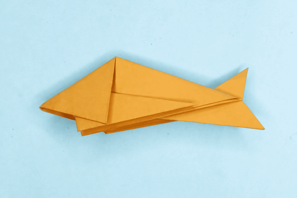 Origami Fish step 29