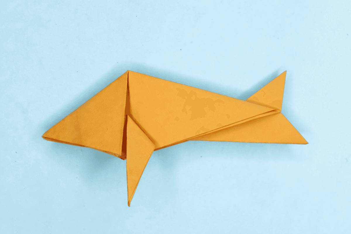 Origami Fish step 31