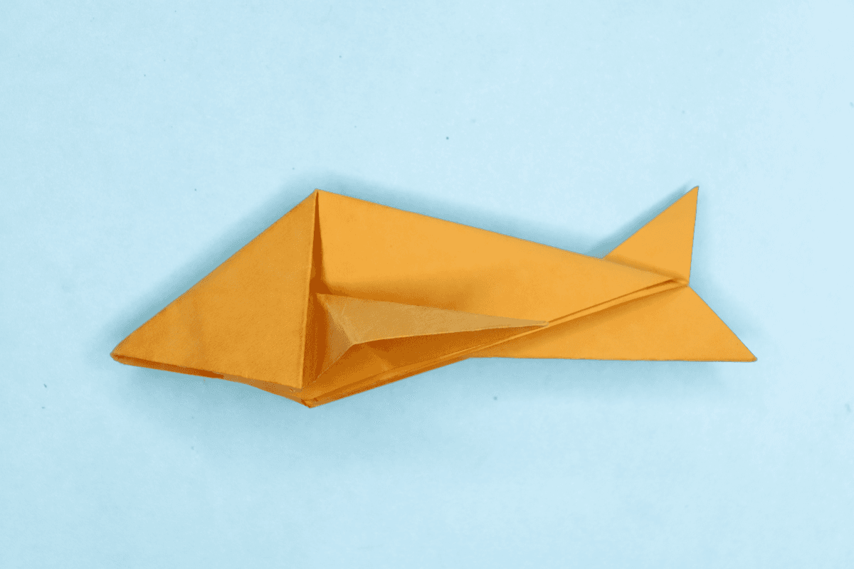 Origami Fish step 33