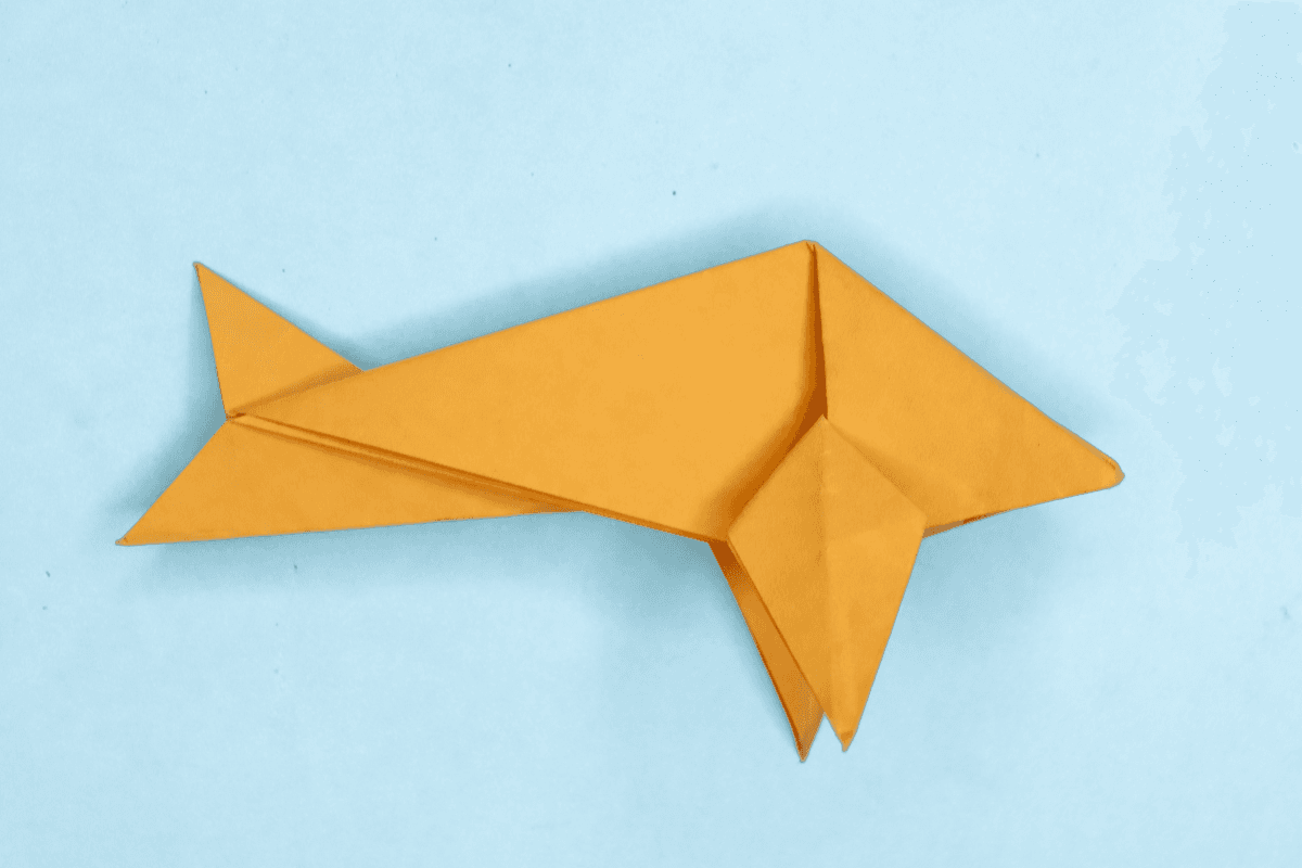 Origami Fish final step