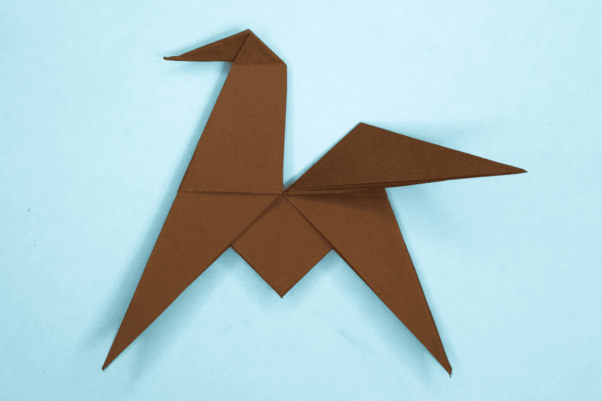 Origami Horse step 32