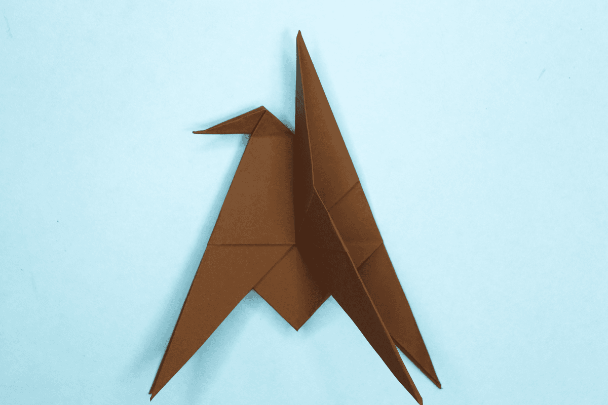 Origami Horse step 34