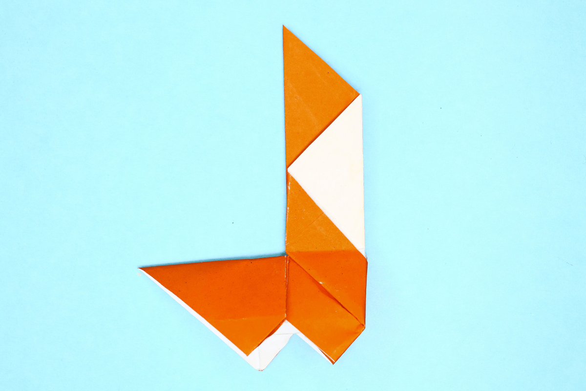 Origami Dog step 31