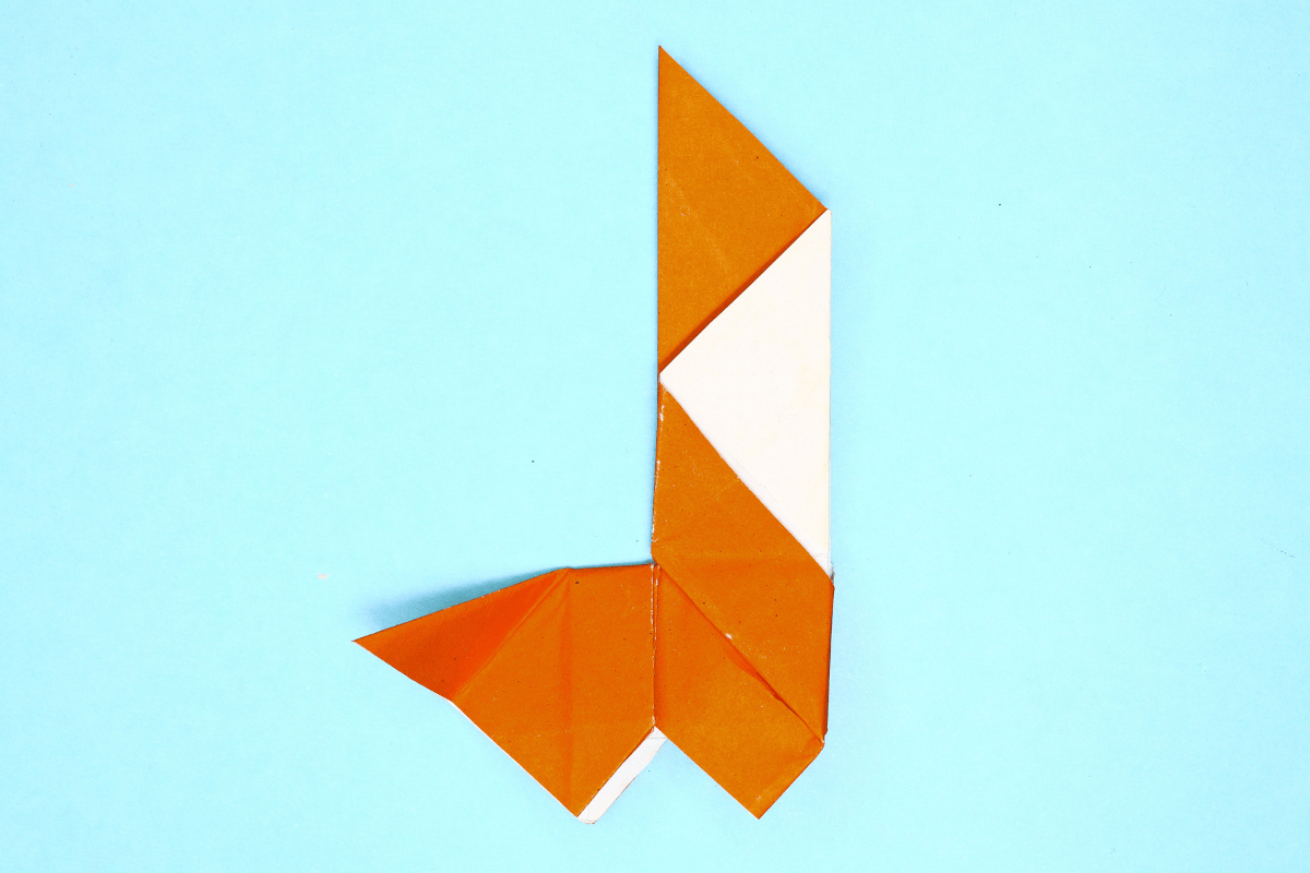 Origami Dog step 33