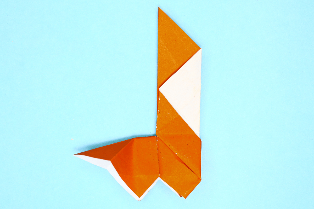 Origami Dog step 34