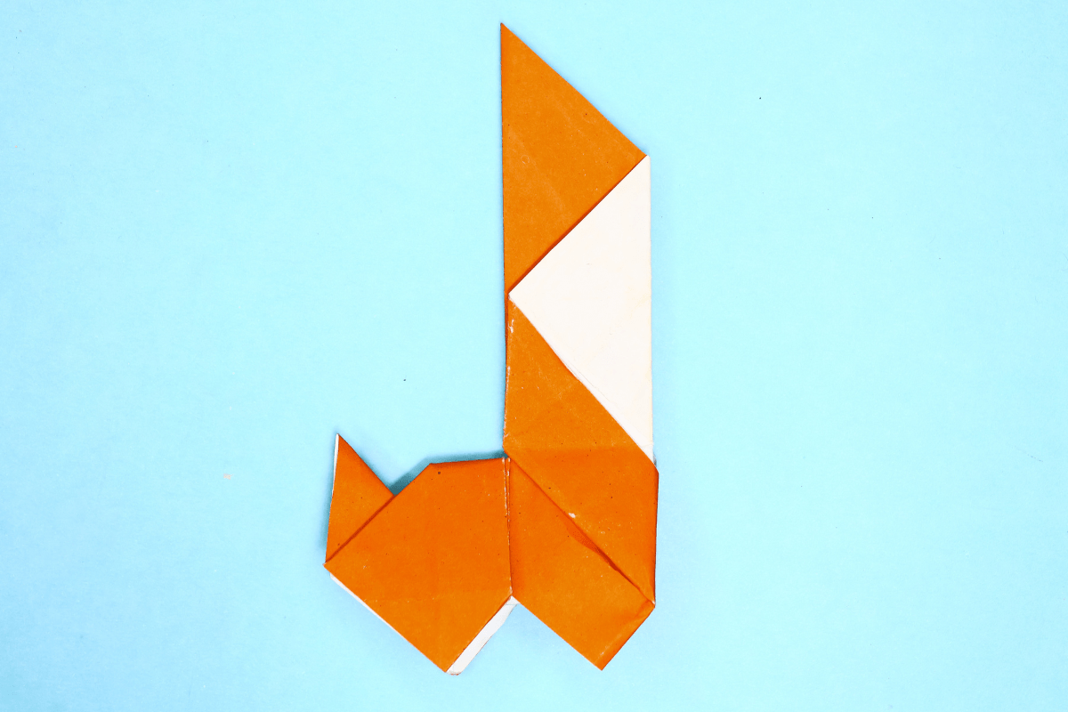 Origami Dog step 36