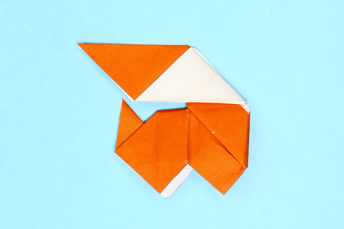 Origami Dog step 37