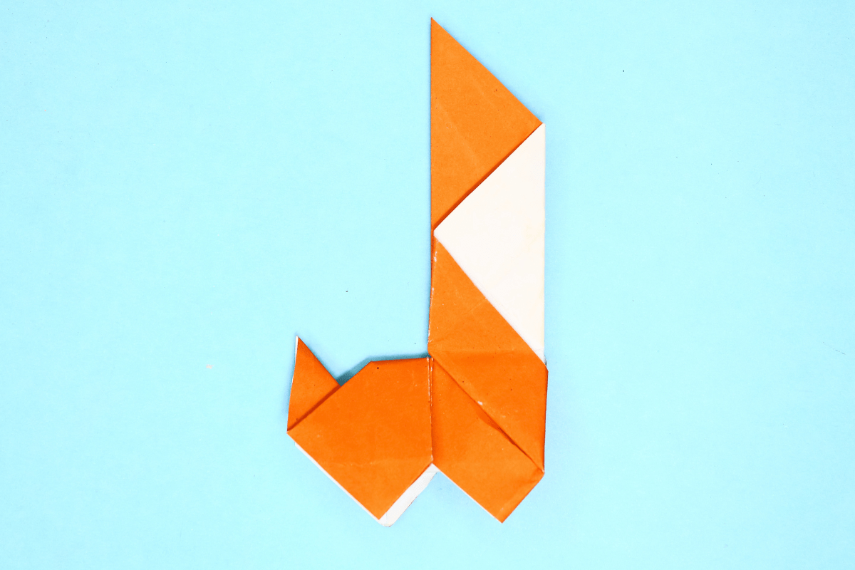 Origami Dog step 39