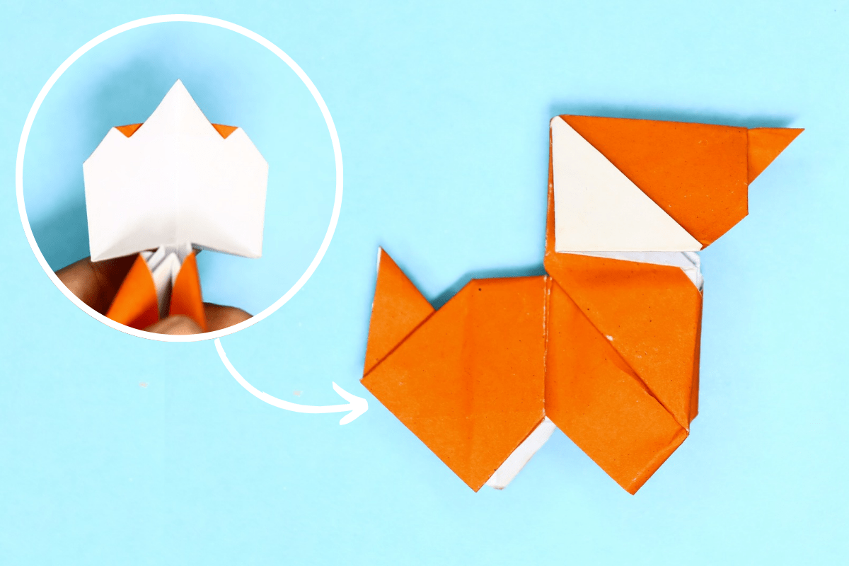 Origami Dog step 43