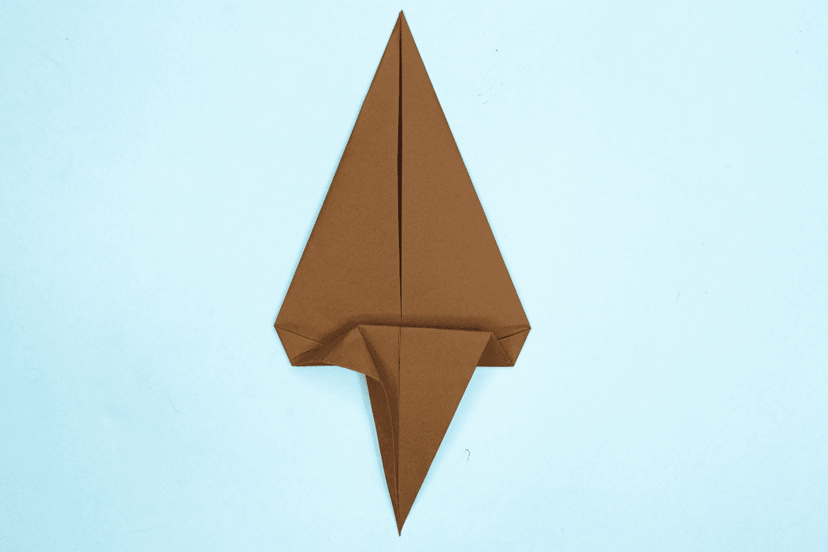 Origami Monkey step 10