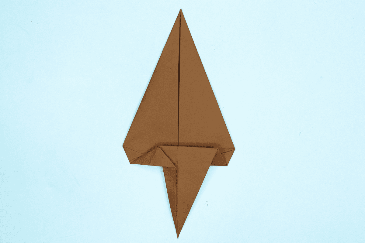 Origami Monkey step 11