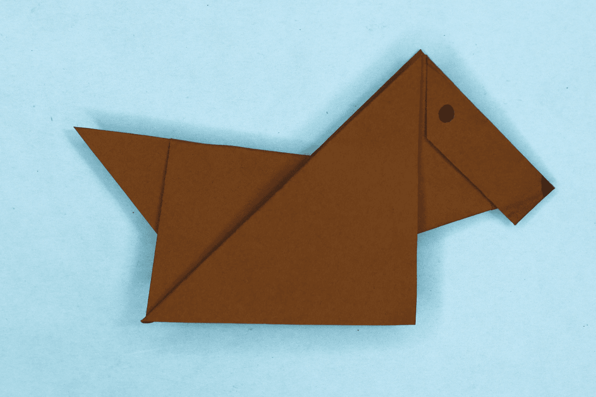 Origami Scottie Dog – Scottish Terrier Instructions